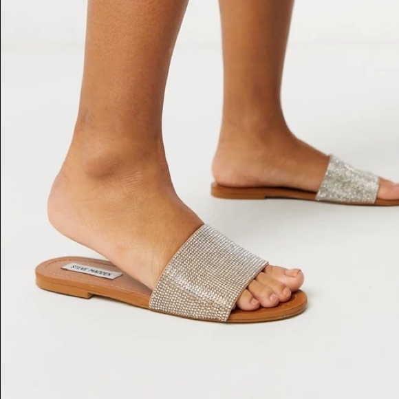 Steve Madden | Shoes | Steve Madden Romina Rhinestone Sandals | Poshmark